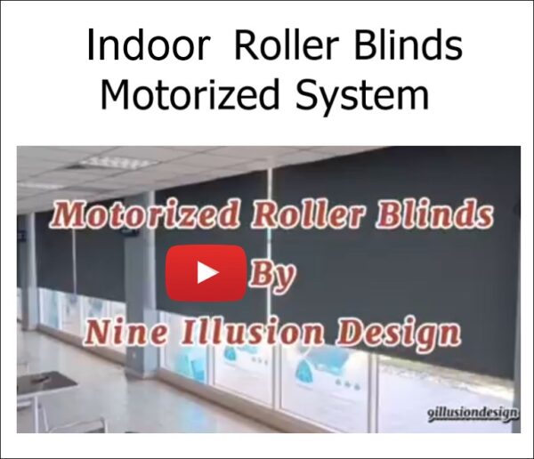 Inddor Roller Blinds Motirized System